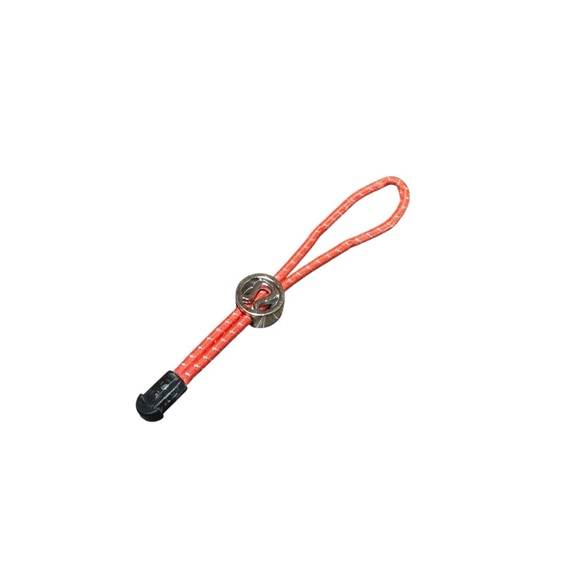 Lululemon Red Zipper Pull / Hair Tie - Picture 1 of 7